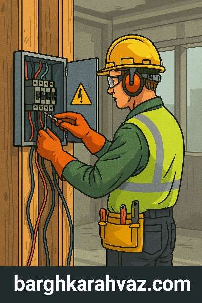 ایمنی در برق ساختمان – رعایت اصول و قواعد برقکاری ایمن برای جلوگیری از برق‌گرفتگی