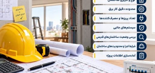 قبل از شروع برقکاری ساختمان چه نکاتی باید بررسی شود؟